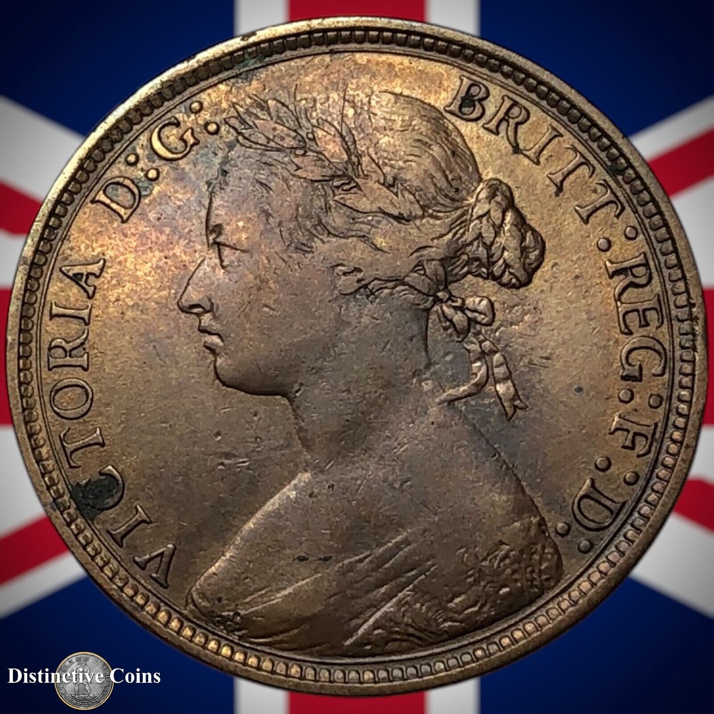 Great Britain 1880 Half Penny 1/2d GB5550