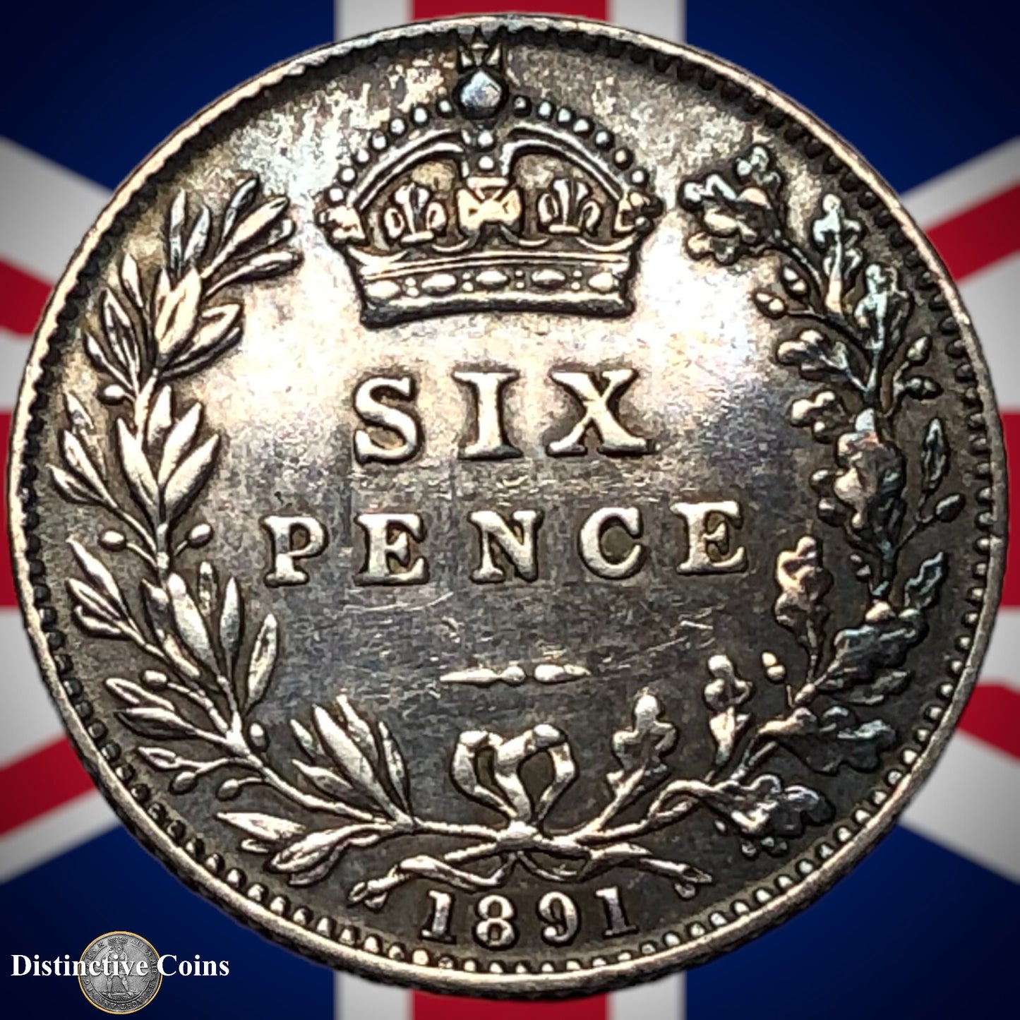 Great Britain 1891 Six Pence GB2754