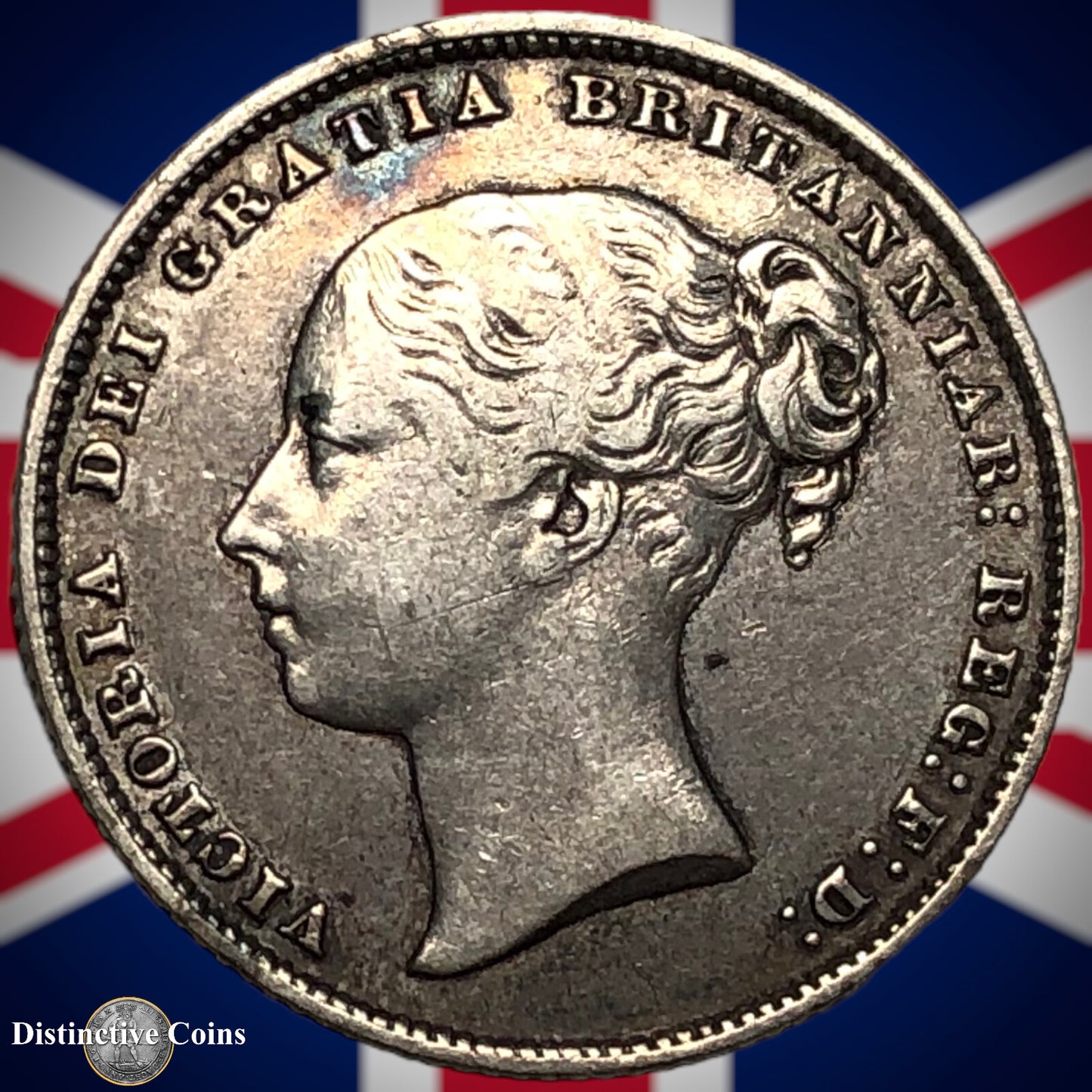 Great Britain 1864 British One Shilling GB0275