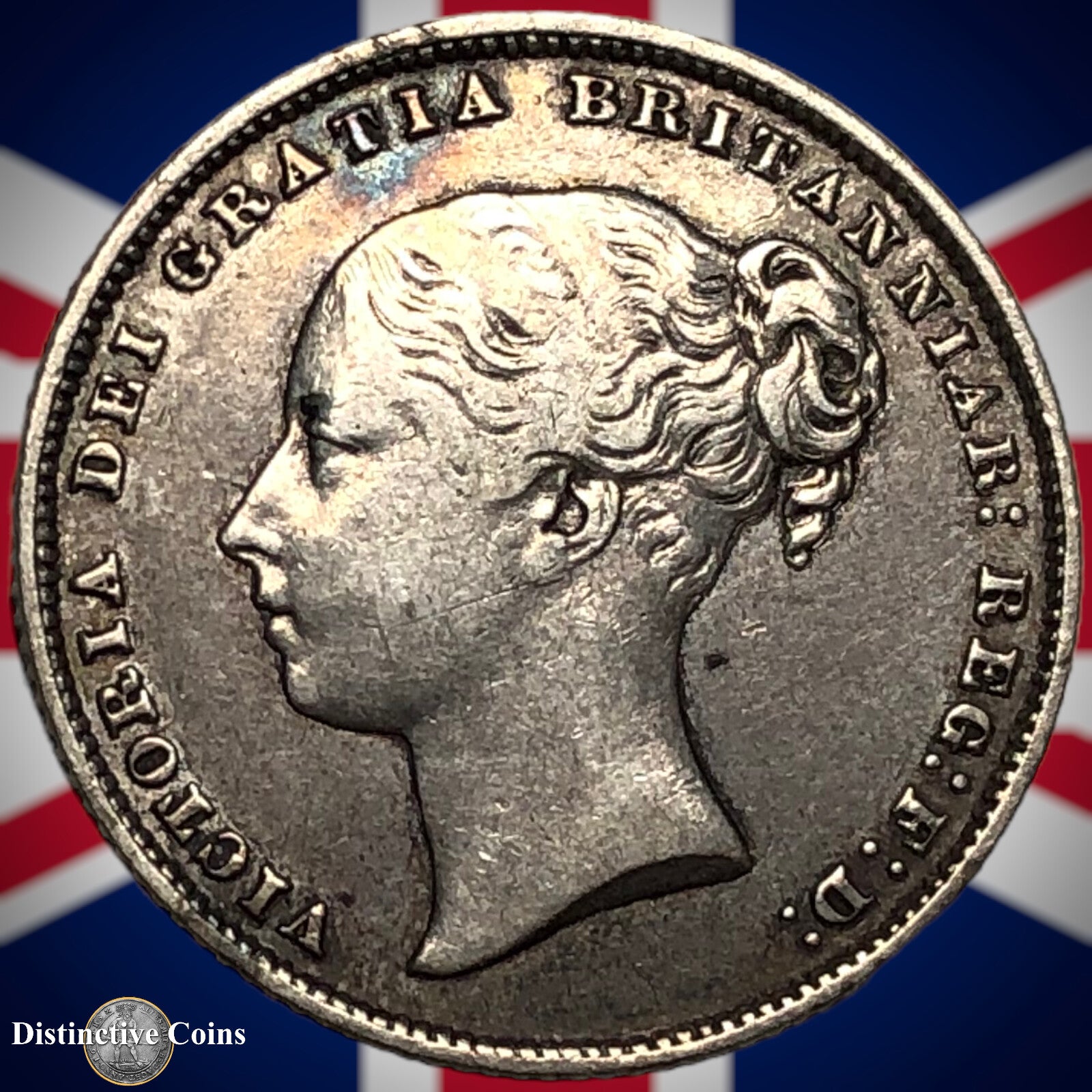 Great Britain 1864 British One Shilling GB0275