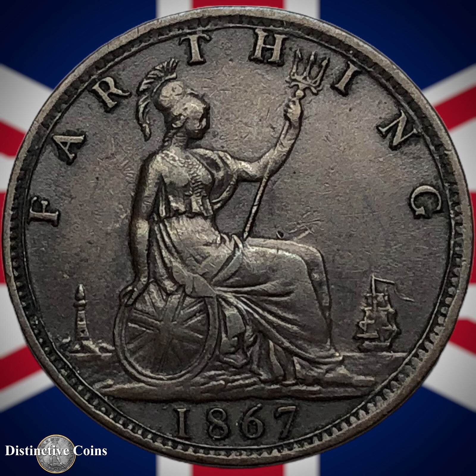 Great Britain 1867 Farthing 1/4d GB3610