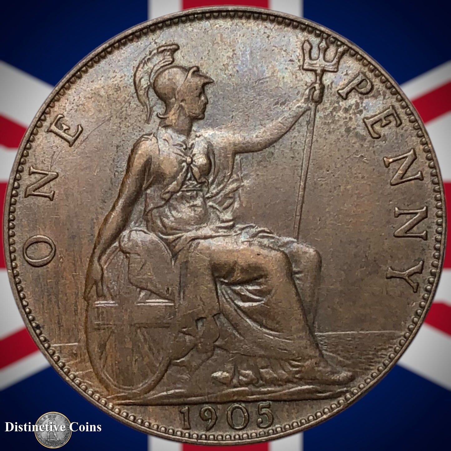 Great Britain 1905 Penny 1d GB6674