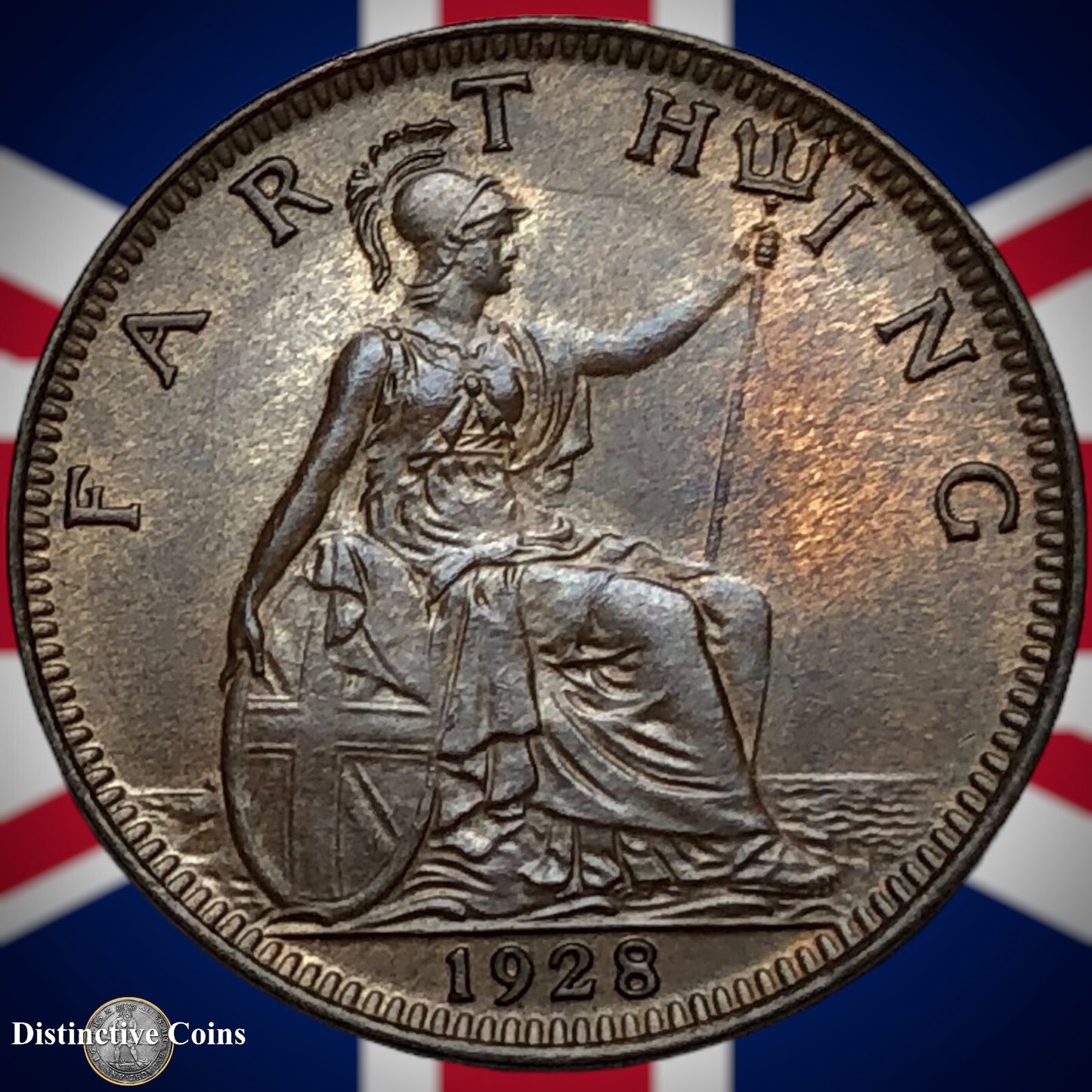 Great Britain 1928 Farthing 1/4d GB4869