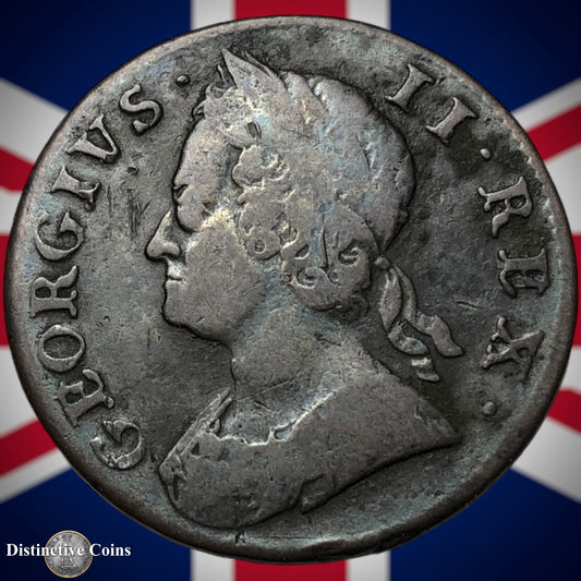 Great Britain 1749 Half Penny 1/2d GB5092