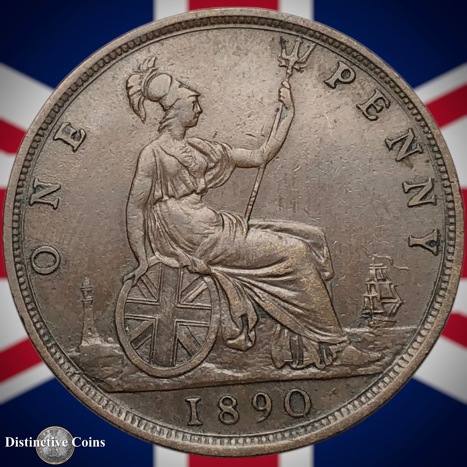 Great Britain 1890 Penny 1d GB6507
