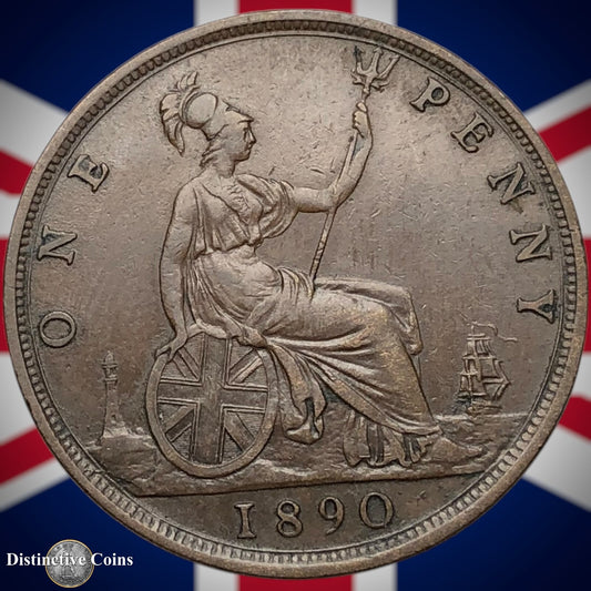 Great Britain 1890 Penny 1d GB6507