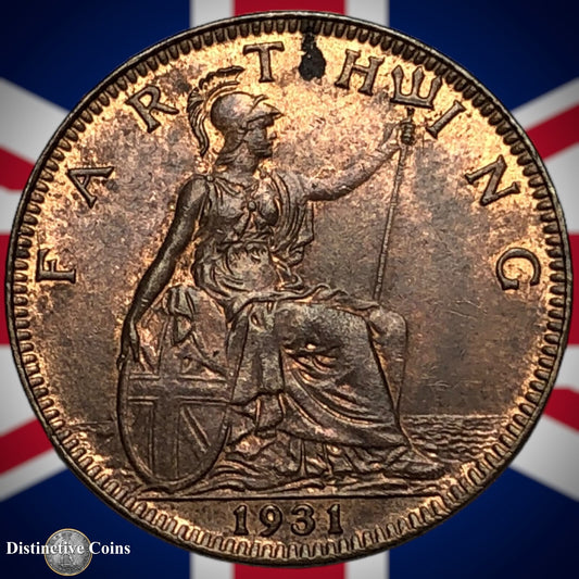 Great Britain 1931 Farthing 1/4d GB4901