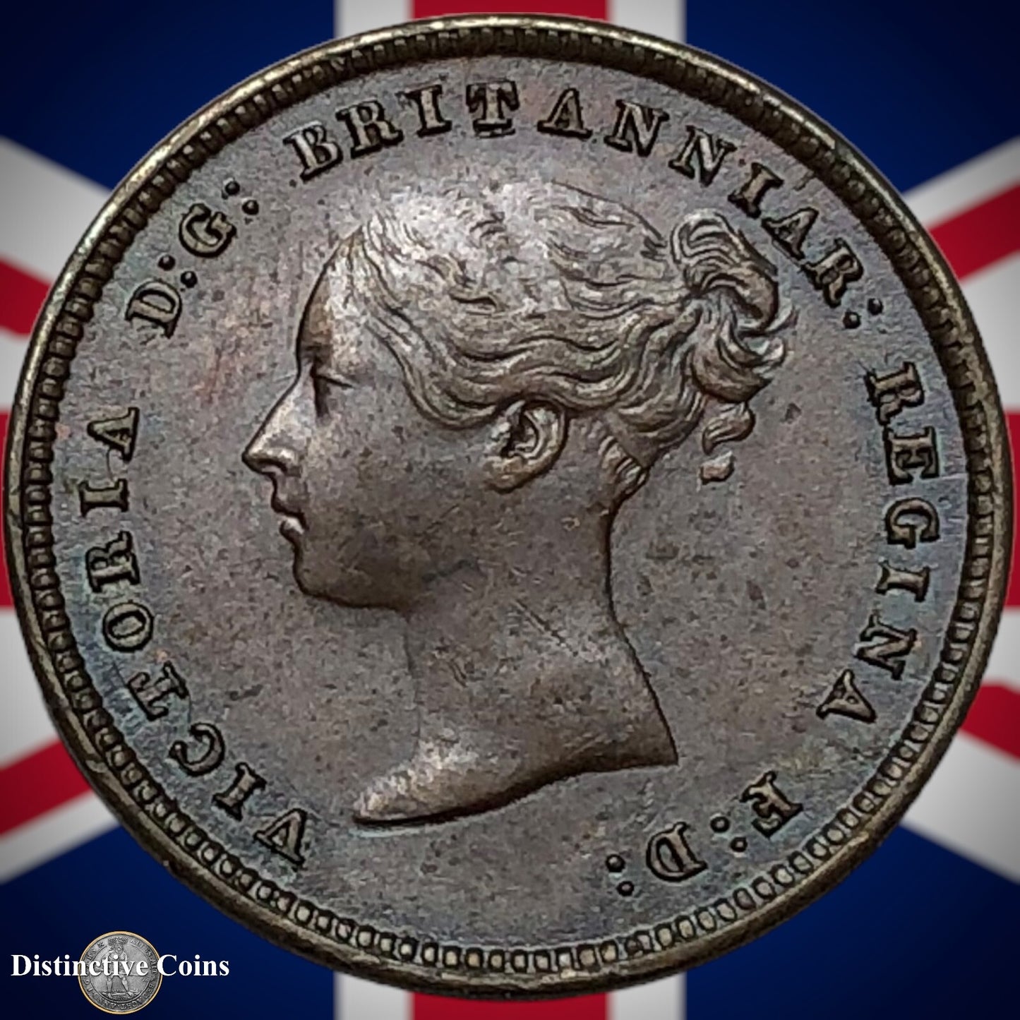 Great Britain 1843 Half Farthing 1/2 Penny GB3071