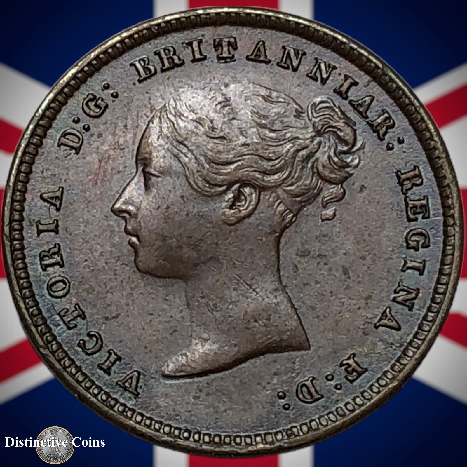 Great Britain 1843 Half Farthing 1/2 Penny GB3071