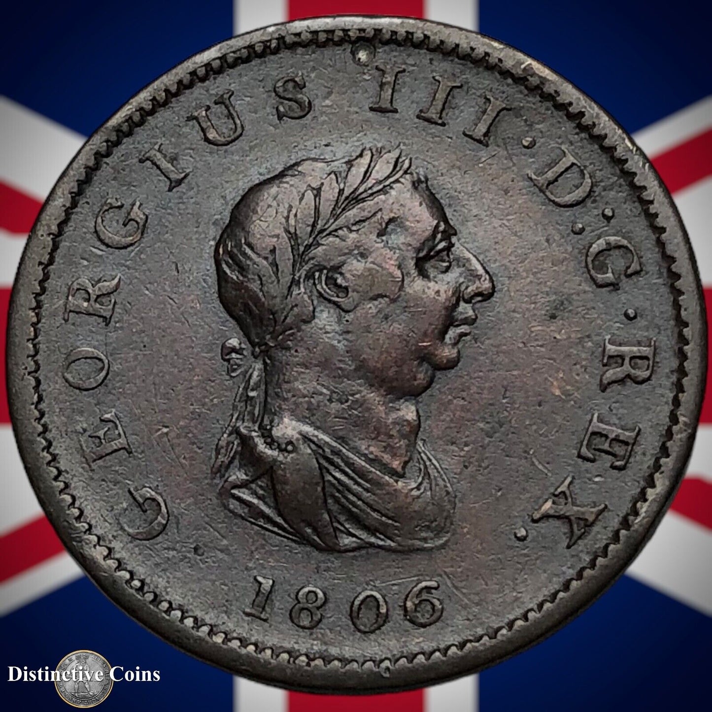 Great Britain 1806 Half Penny 1/2d GB5161