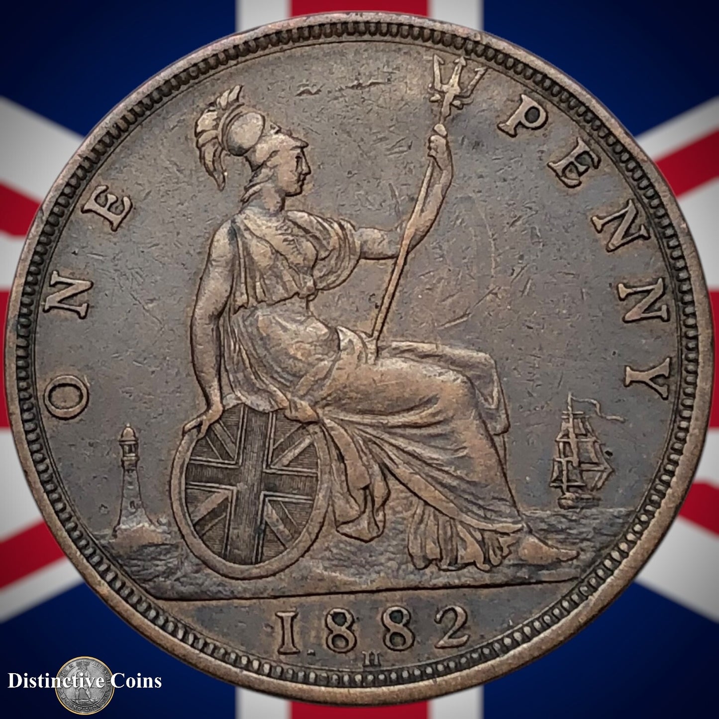 Great Britain 1882 H Penny 1d GB6433