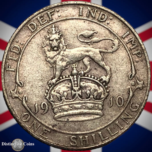 Great Britain 1910 British One Shilling GB0885