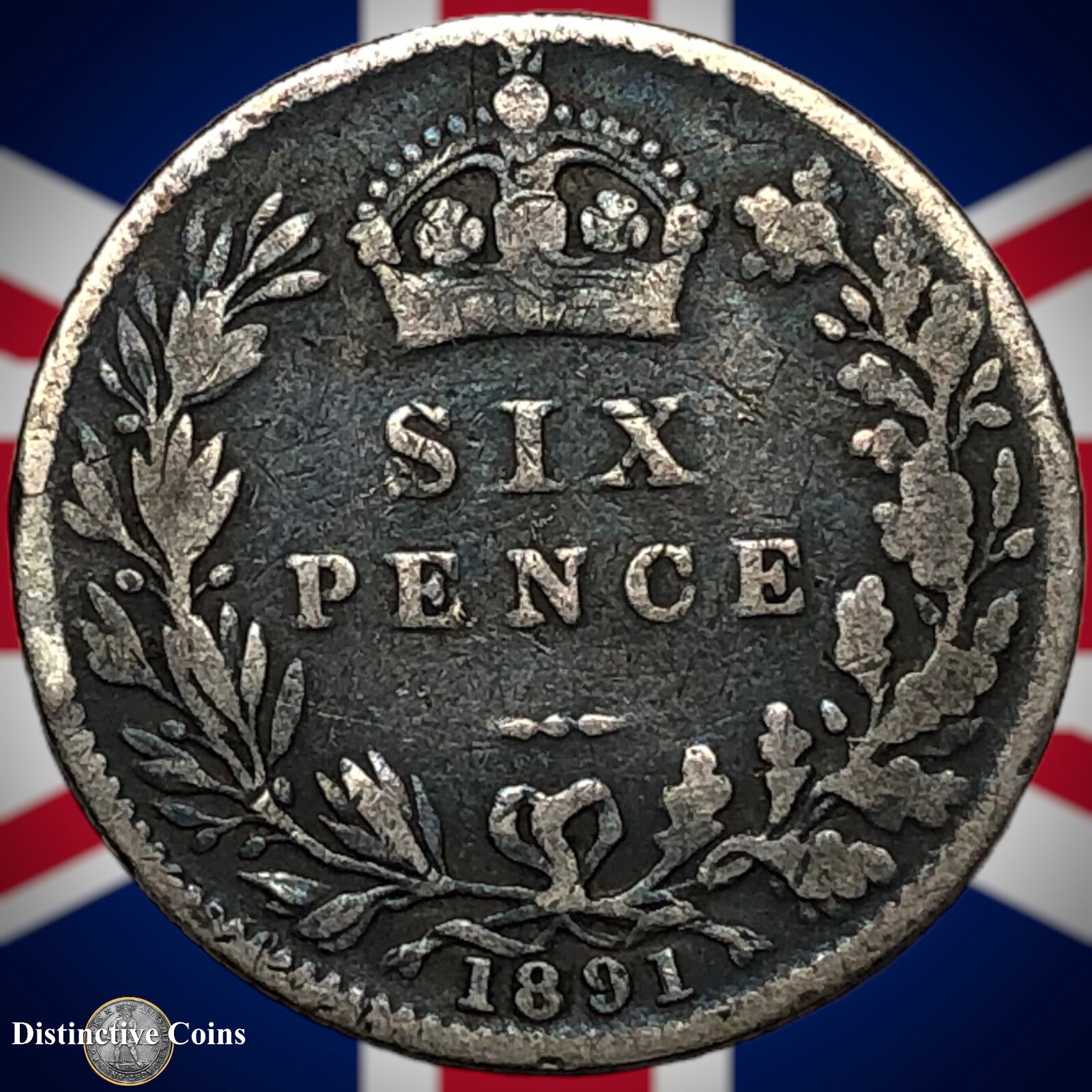 Great Britain 1891 Six Pence GB2747