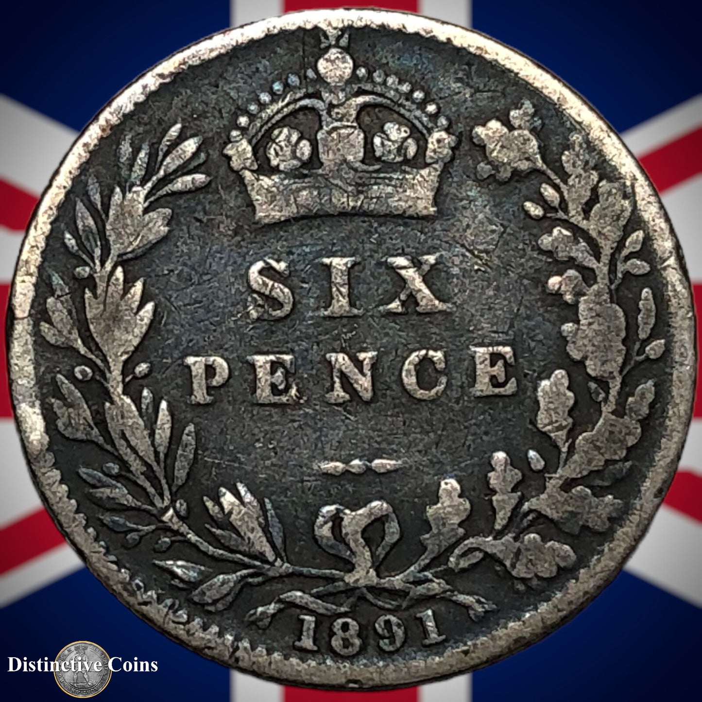 Great Britain 1891 Six Pence GB2747