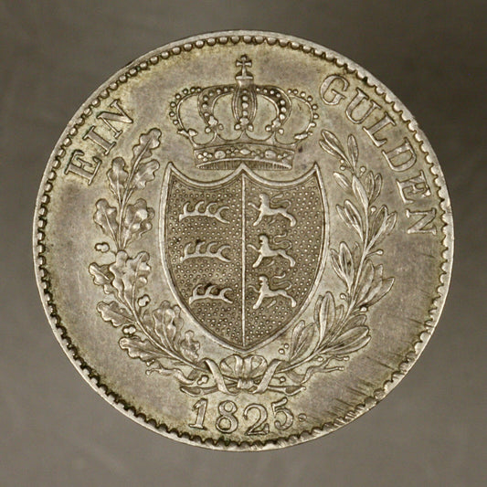 German State Wurttemberg 1825 W Gulden AU