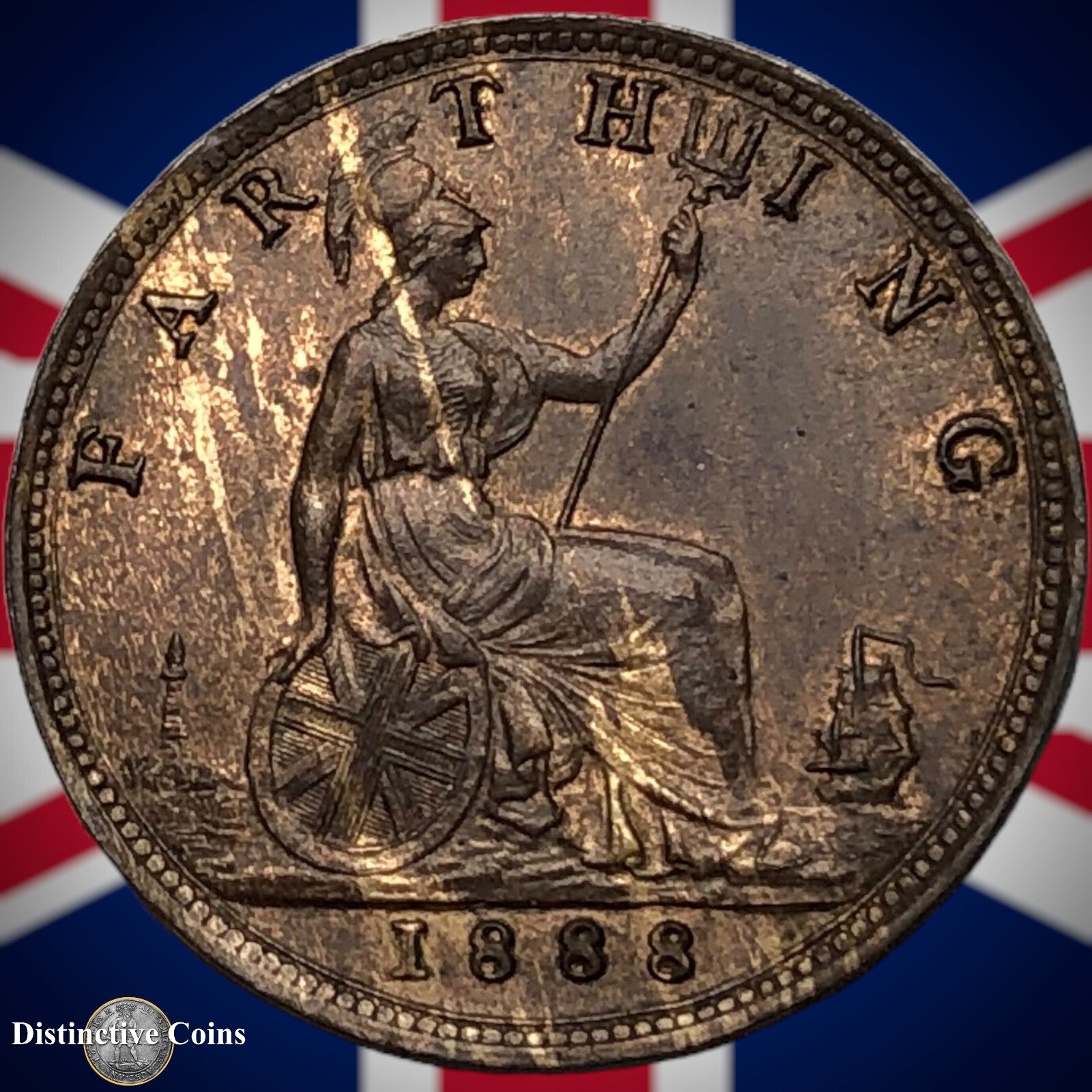 Great Britain 1888 Farthing 1/4d GB4267