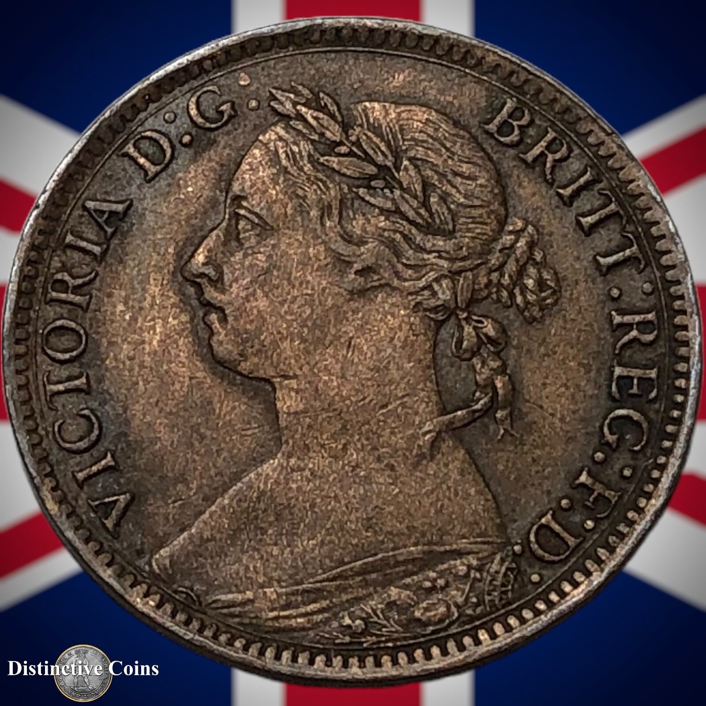 Great Britain 1884 Farthing 1/4d GB4084