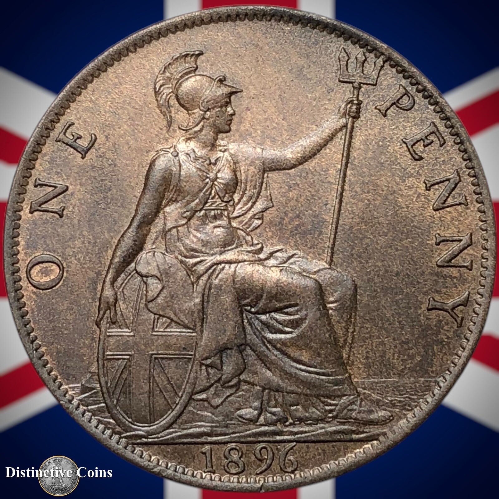 Great Britain 1896 Penny 1d GB6589