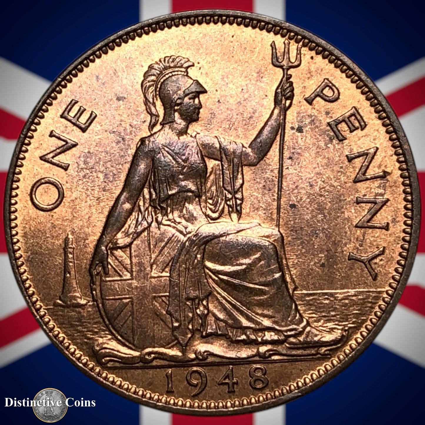 Great Britain 1948 Penny 1d GB7295
