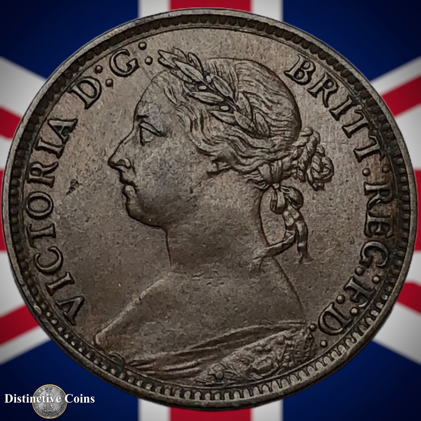 Great Britain 1886 Farthing 1/4d GB4203