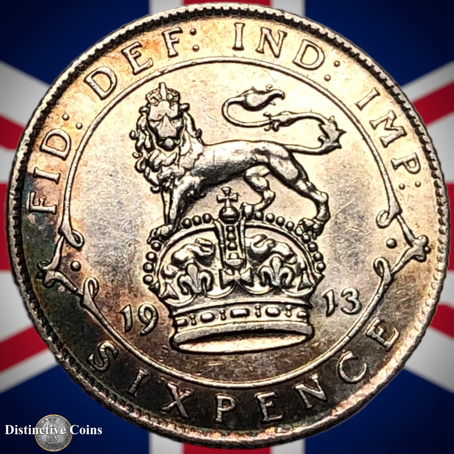 Great Britain 1913 Six Pence GB1574