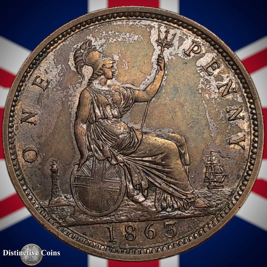 Great Britain 1863 Penny 1d GB6261