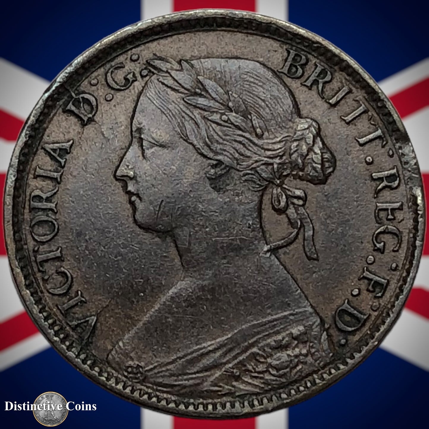 Great Britain 1860 Farthing 1/4d GB3477