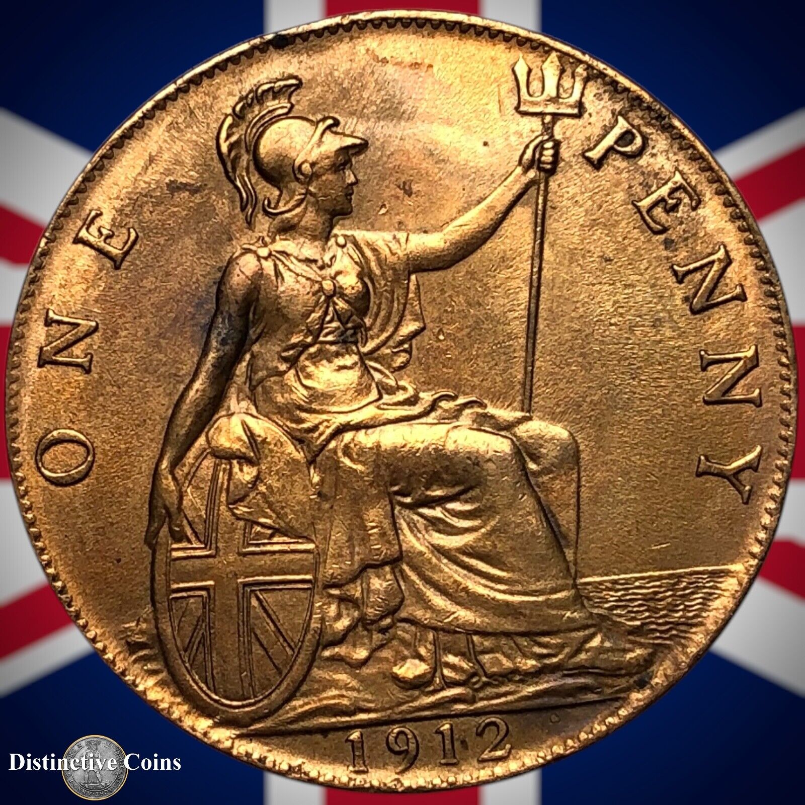 Great Britain 1912 Penny 1d GB6777