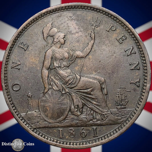 Great Britain 1861 Penny 1d GB6187