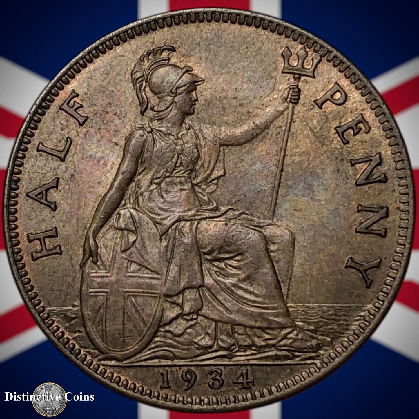 Great Britain 1934 Half Penny 1/2d GB5984