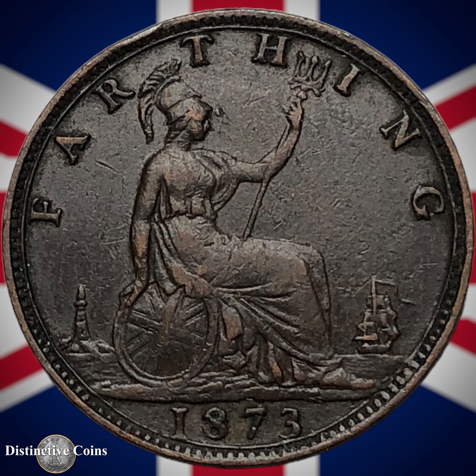 Great Britain 1873 Farthing 1/4d GB3675