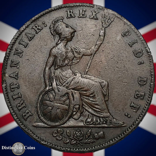 Great Britain 1826 Half Penny 1/2d GB5199