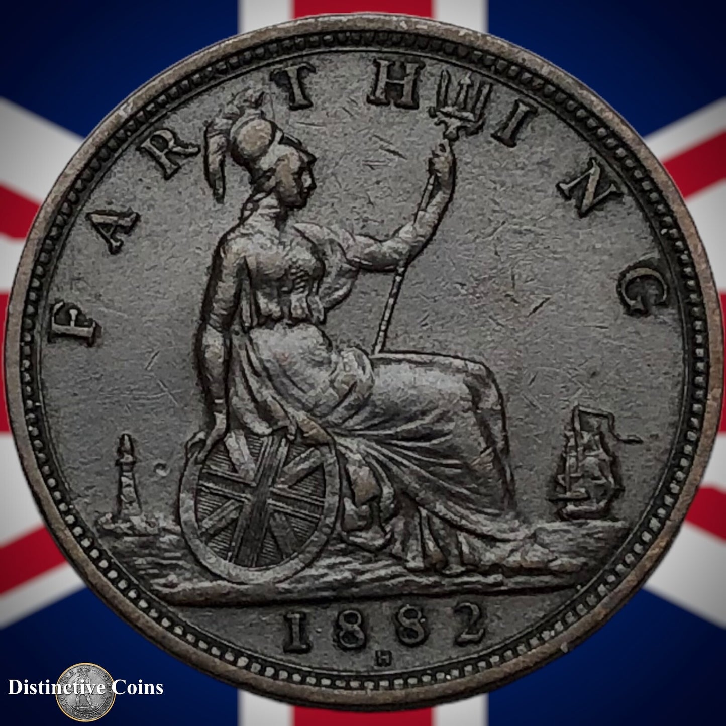 Great Britain 1882 H Farthing 1/4d GB4038