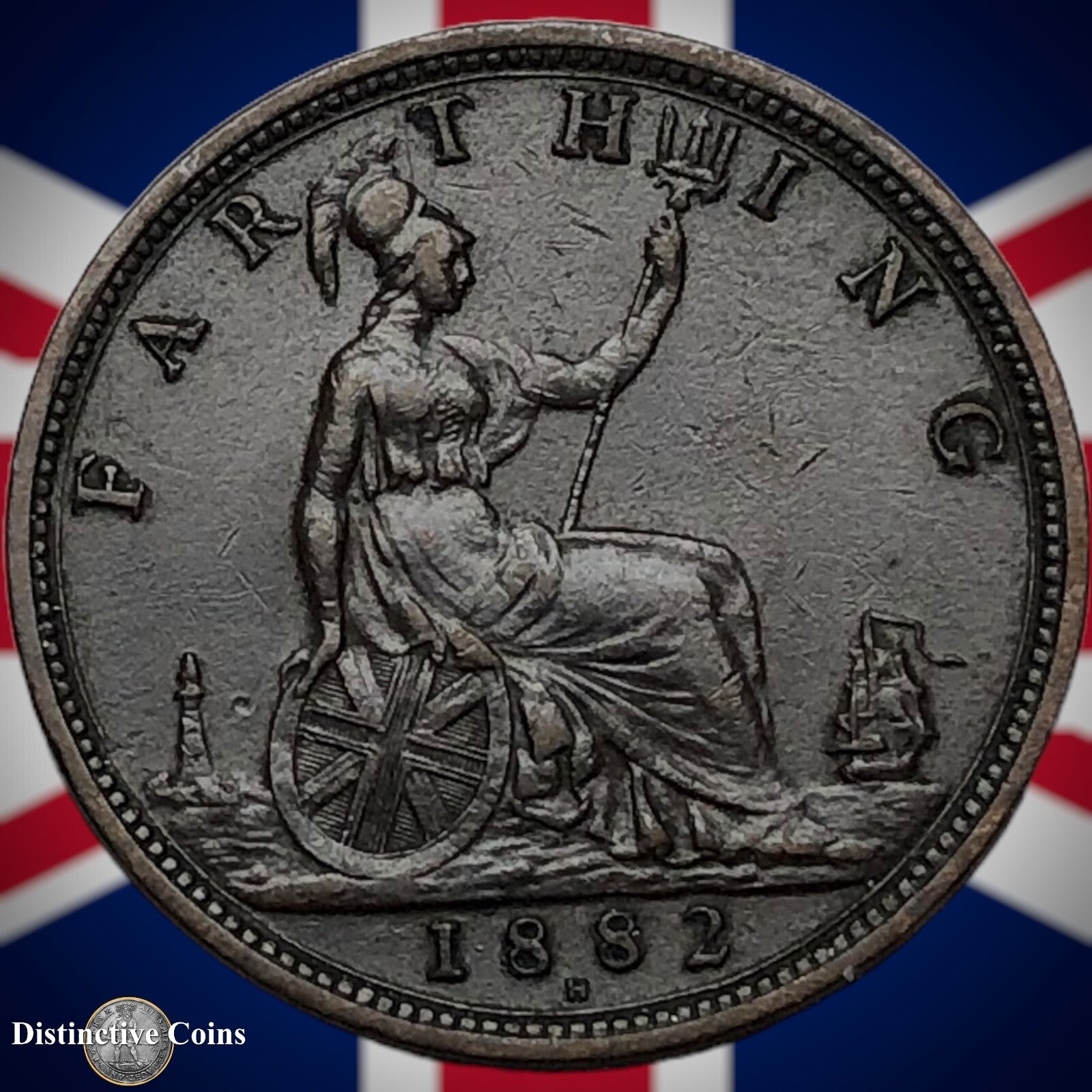 Great Britain 1882 H Farthing 1/4d GB4038