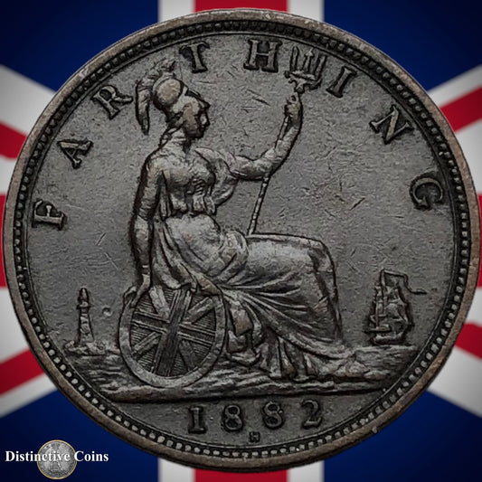 Great Britain 1882 H Farthing 1/4d GB4038