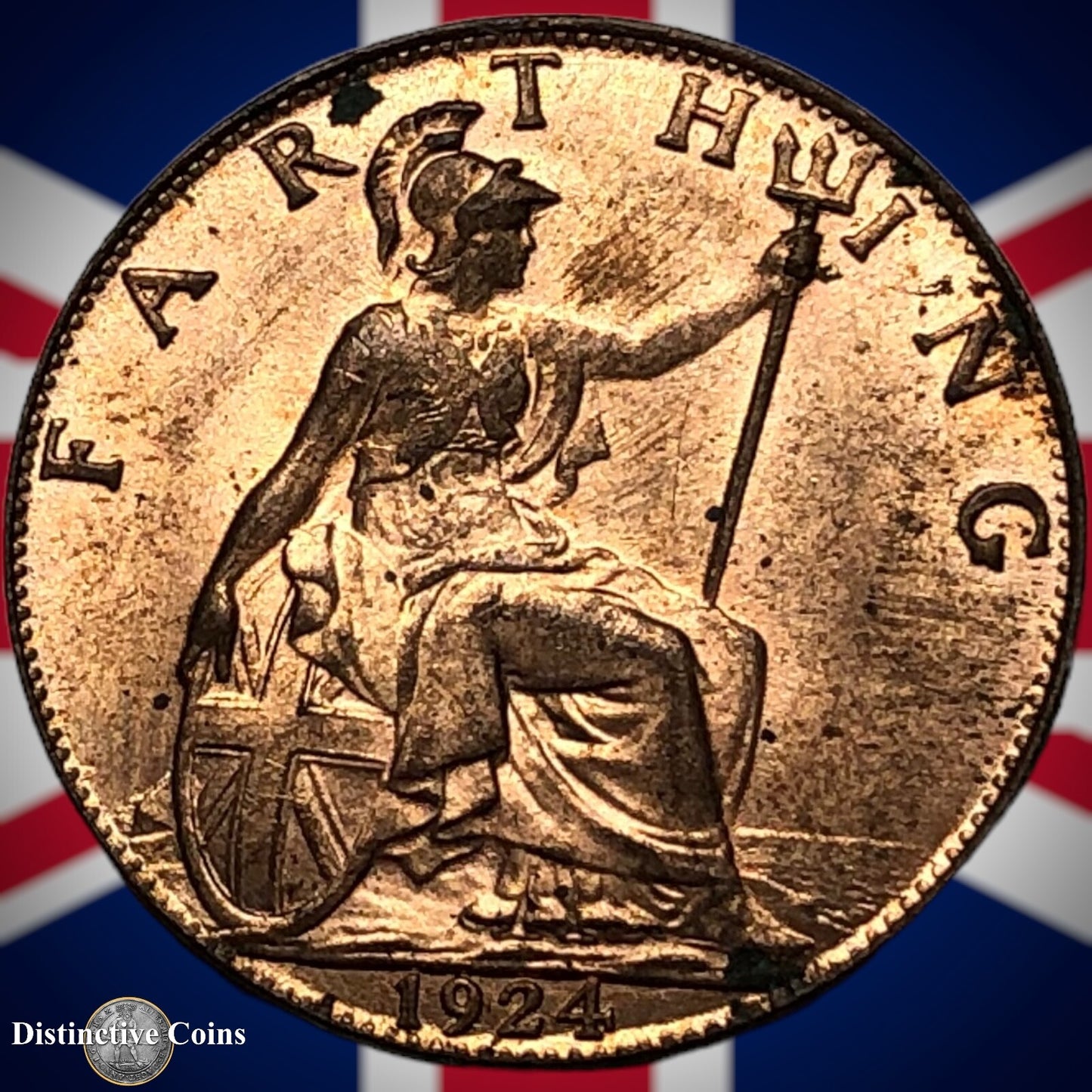 Great Britain 1924 Farthing 1/4d GB4783