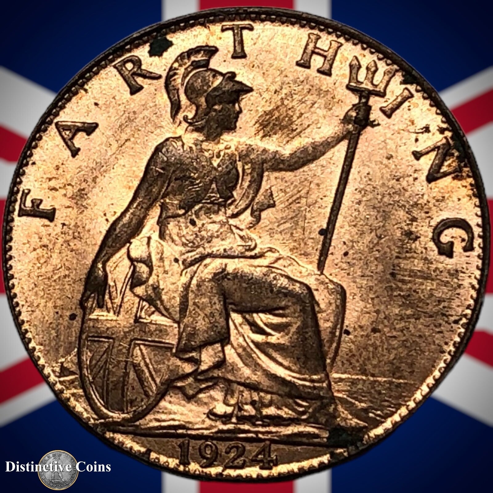 Great Britain 1924 Farthing 1/4d GB4783