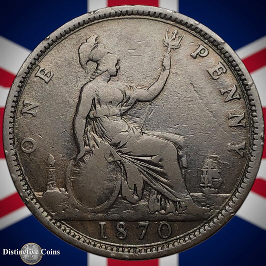 Great Britain 1870 Penny 1d GB6303