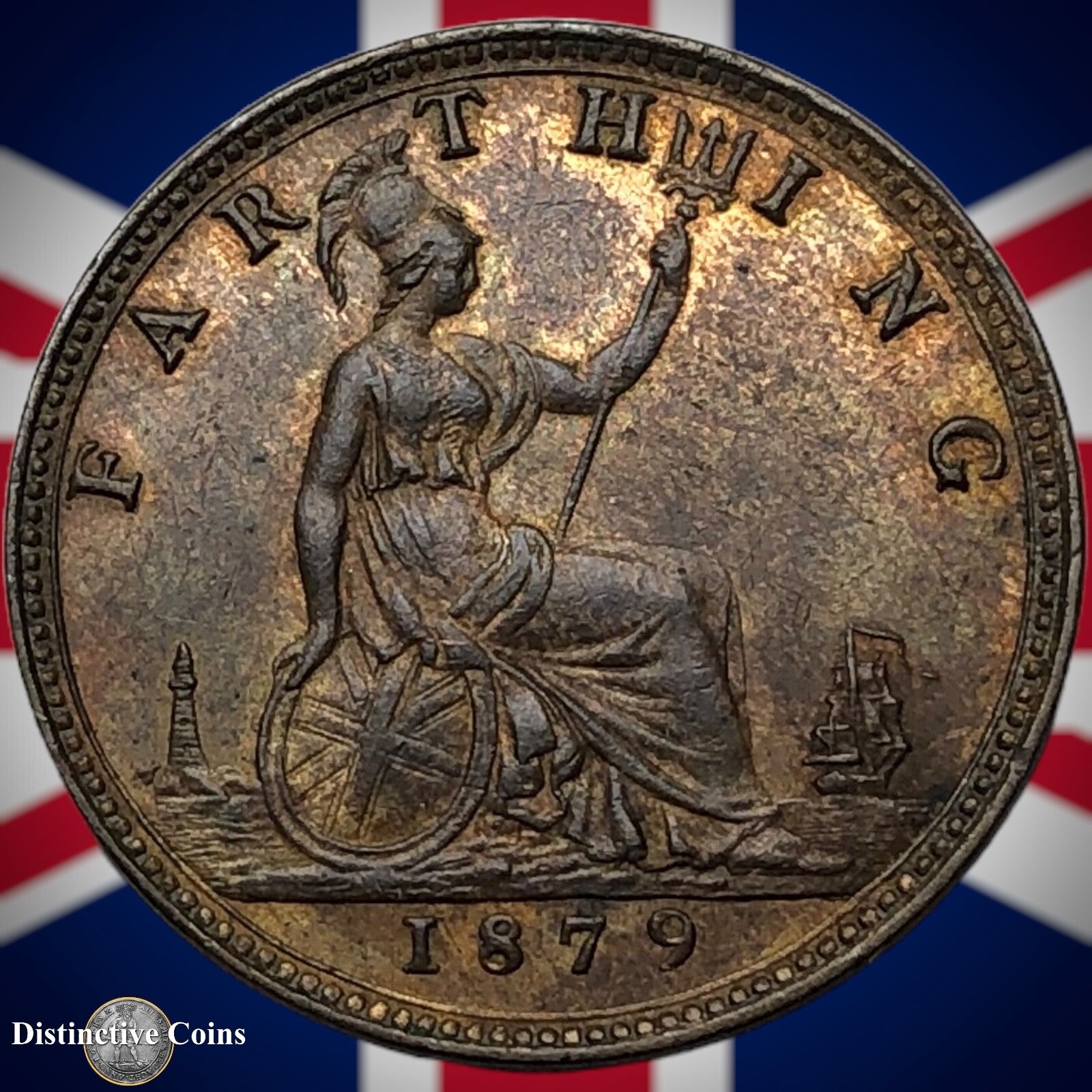 Great Britain 1879 Farthing 1/4d GB3836