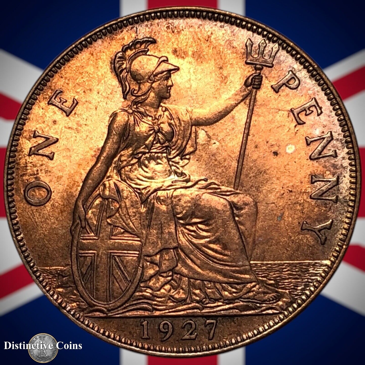 Great Britain 1927 Penny 1d GB7046