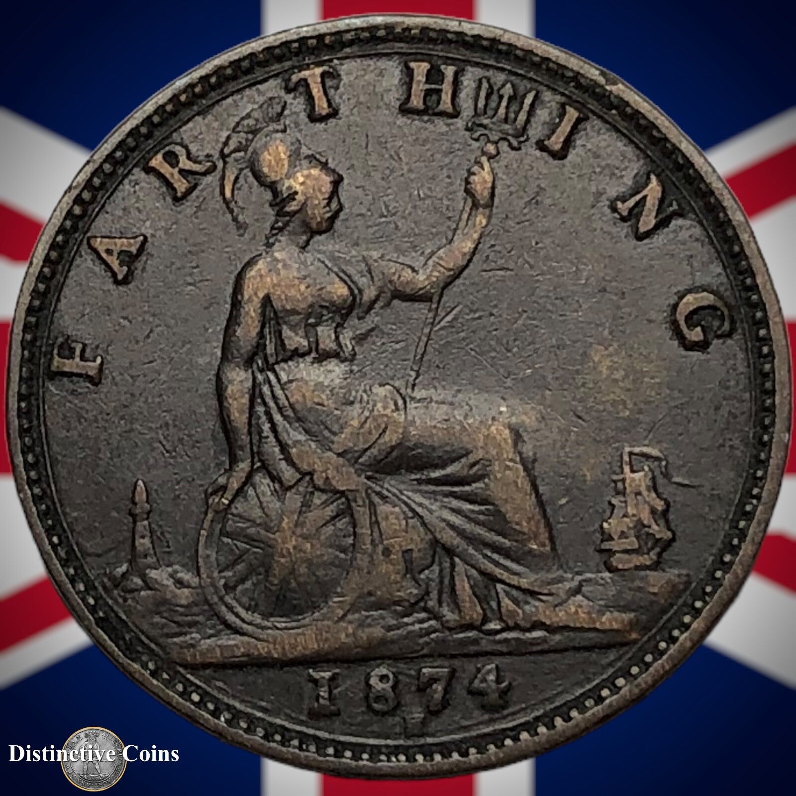 Great Britain 1874 Farthing 1/4d GB3711