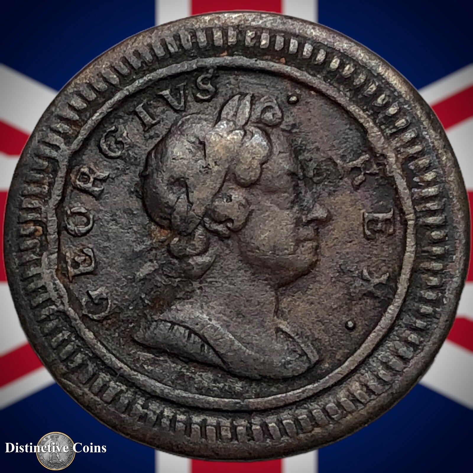 Great Britain 1724 Farthing 1/4d GB3162