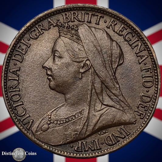 Great Britain 1899 Farthing 1/4d GB4468