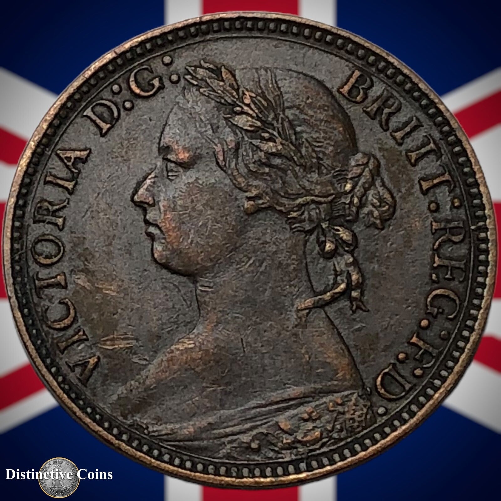 Great Britain 1875 H Farthing 1/4d GB3752