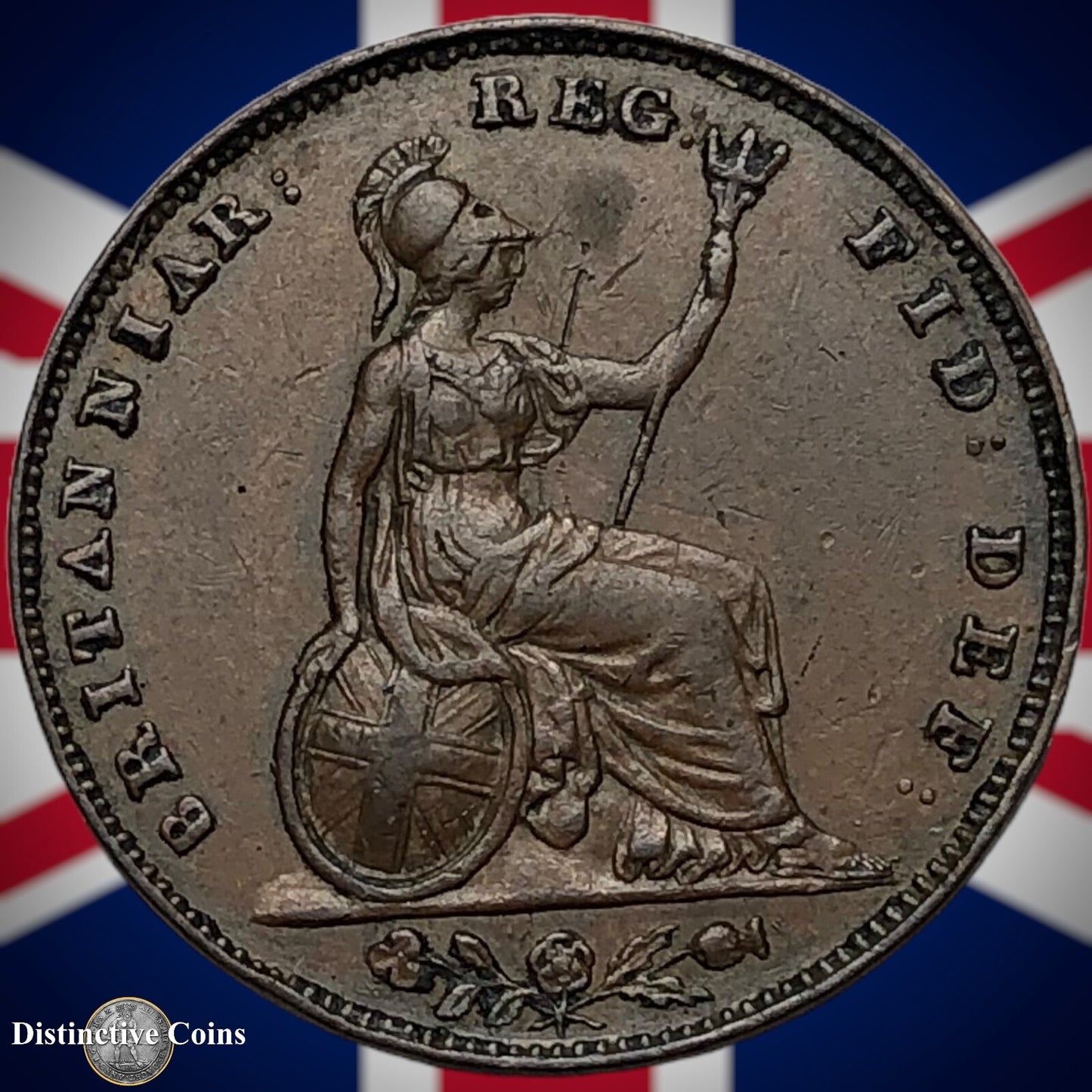 Great Britain 1853 Farthing 1/4d GB3462