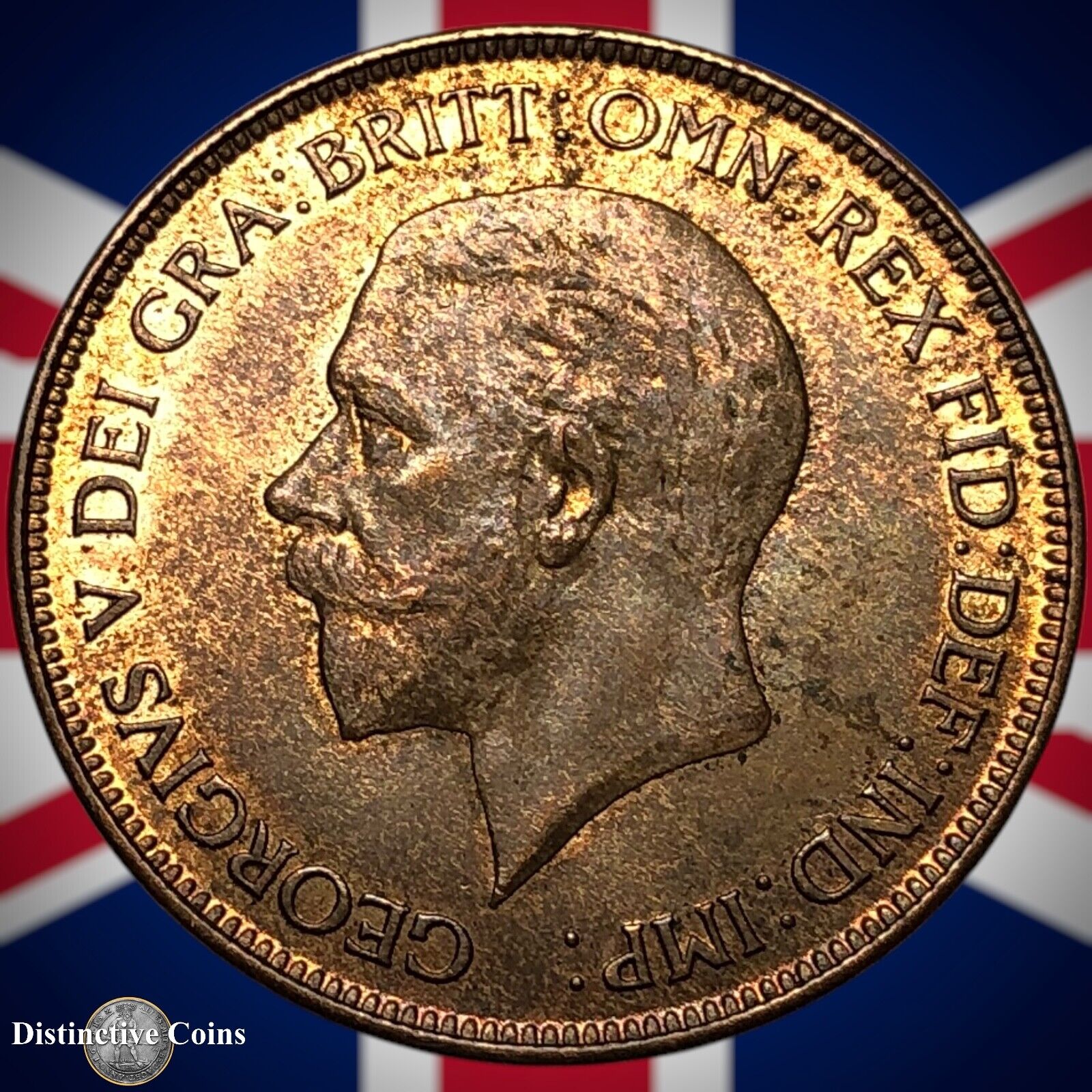 Great Britain 1928 Penny 1d GB7093