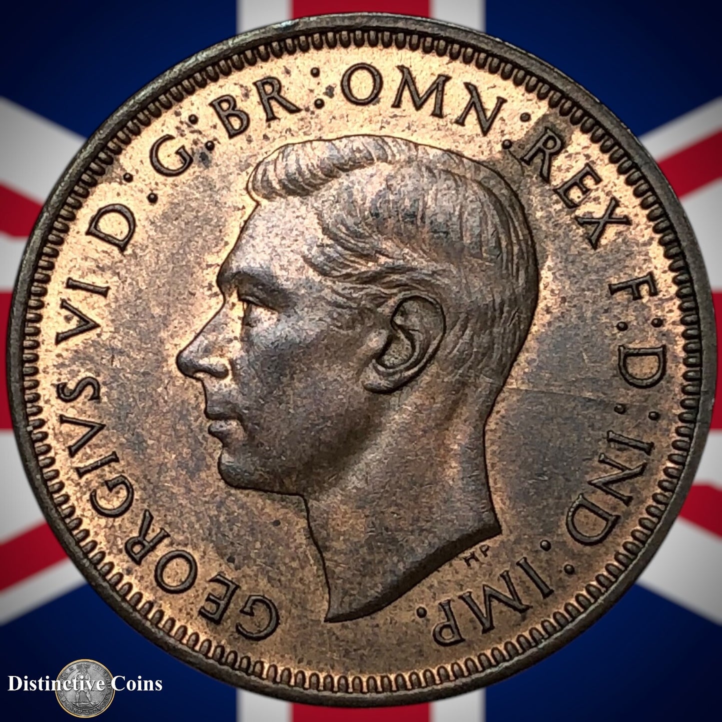Great Britain 1938 Half Penny 1/2d GB6011