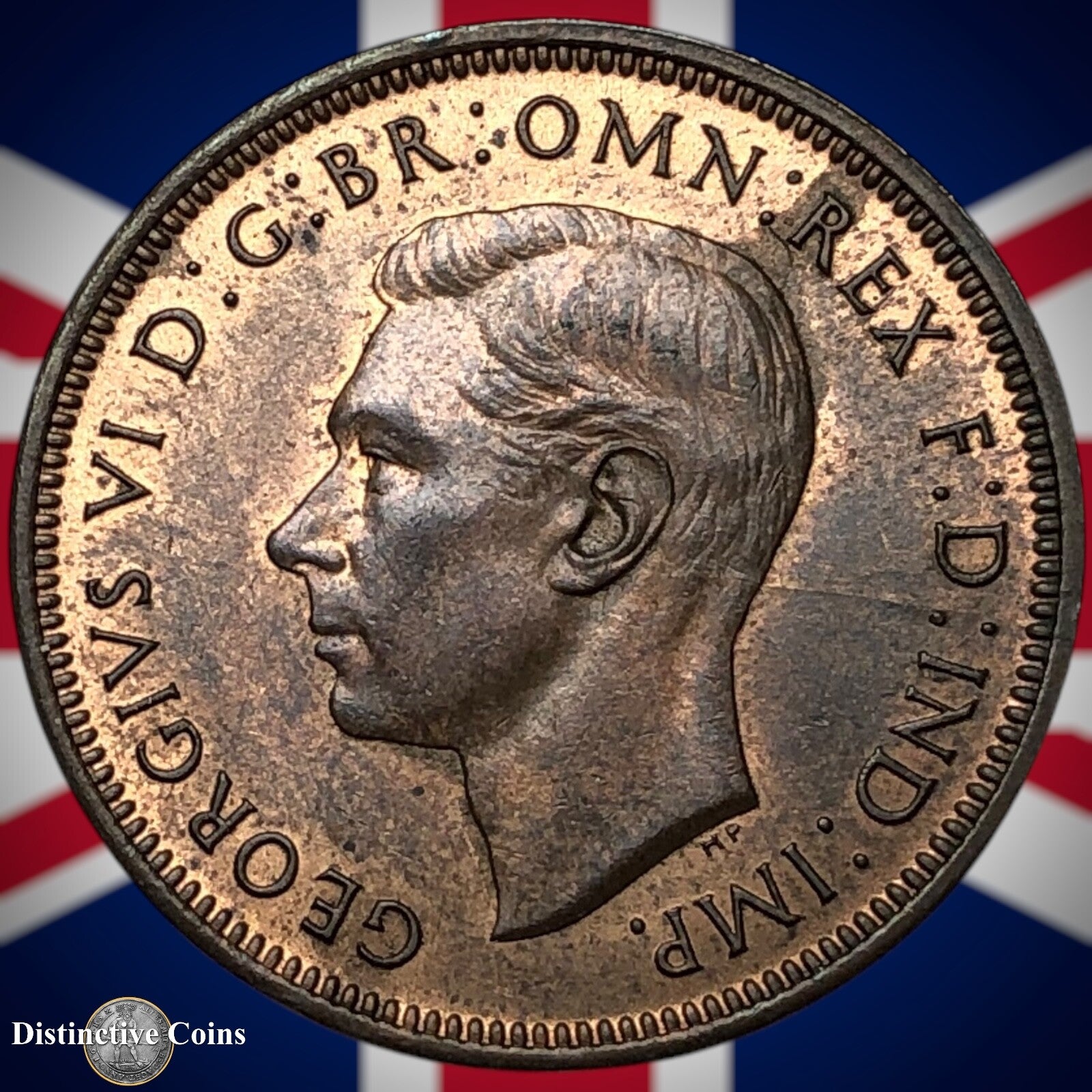 Great Britain 1938 Half Penny 1/2d GB6011