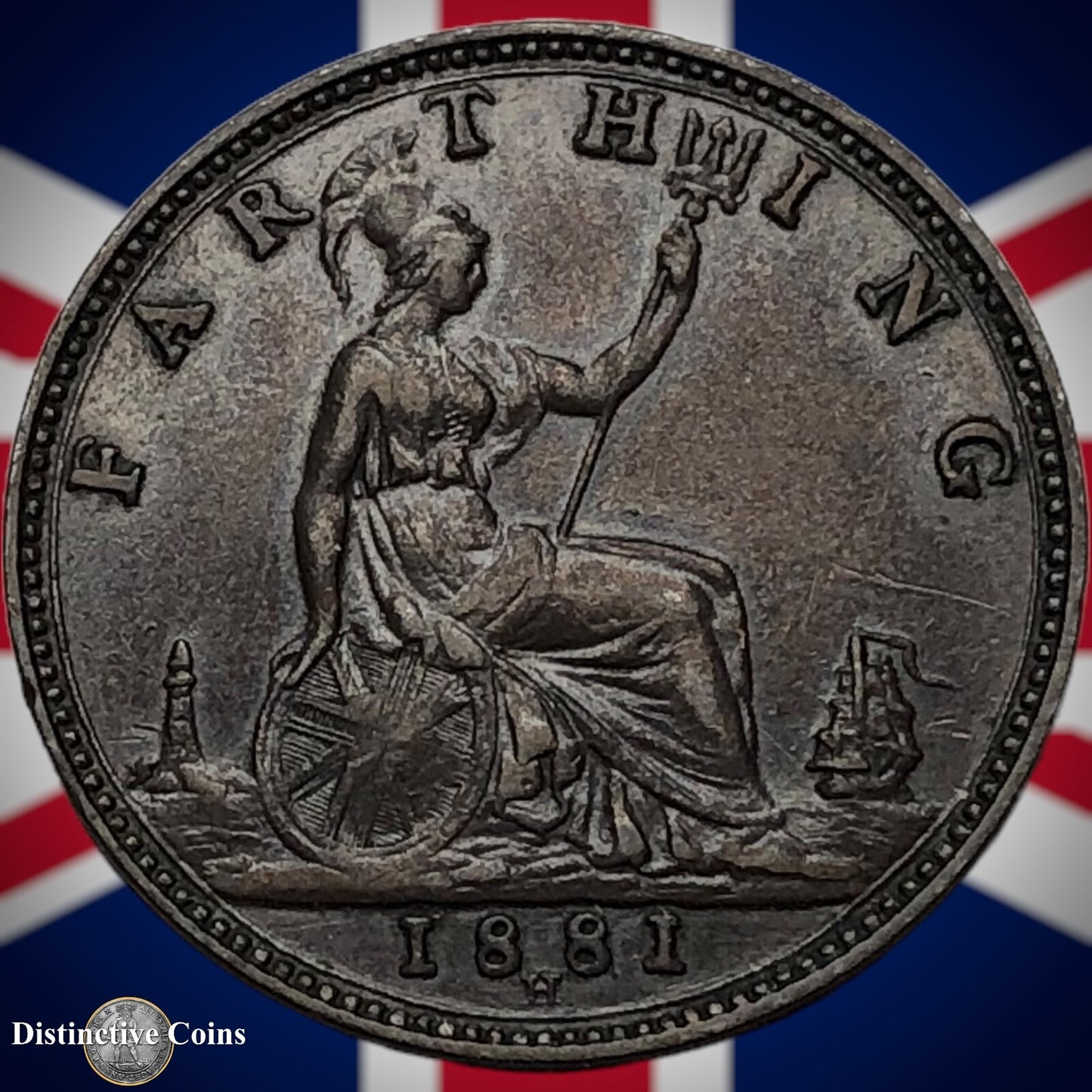 Great Britain 1881 H Farthing 1/4d GB3967