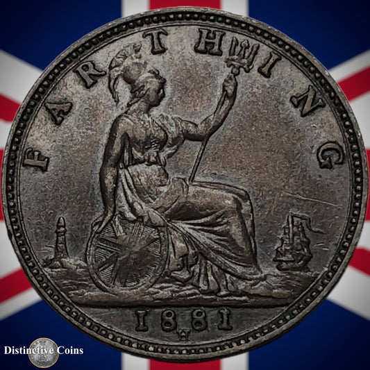 Great Britain 1881 H Farthing 1/4d GB3967